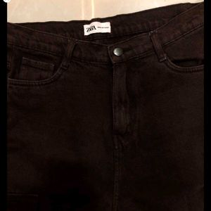 Zara Brown Cargo Pants