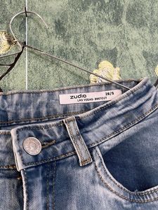 Flared Jeans with Slits