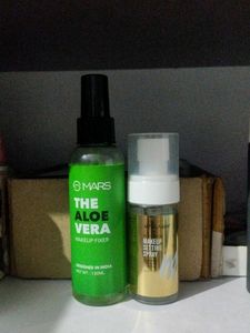 Mars Aloe Vera & MyGlamm Makeup Sprays