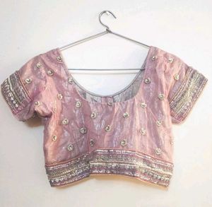 Readymade embroidered net Saree