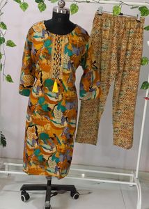 Brand New Mustard Shades Coord Set