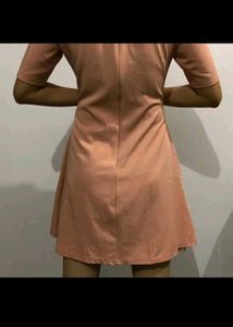 Pink Fit &amp; Flare Dress