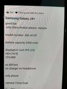 Sumsung Galaxy J4+