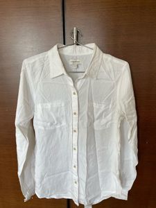 White Button-Down Shirt