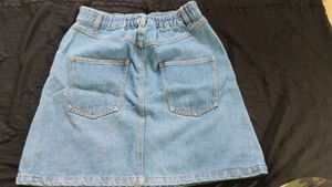 Denim Mini Skirt - Classic Wash