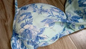 Padded Halter Neck &amp; Tie-back Bra.