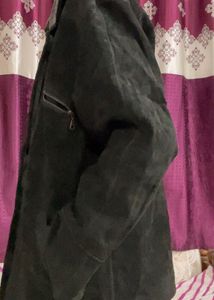 Vintage Suede Long Coat