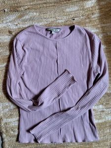 Ribbed Long Sleeve Top