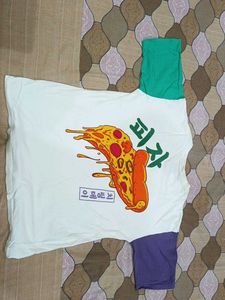 Color Block Korean Tee