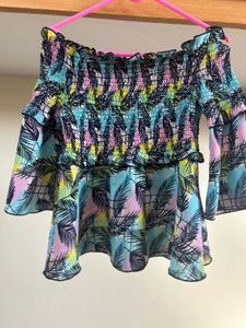 Palm Print Top - Forever glam by Pantaloons