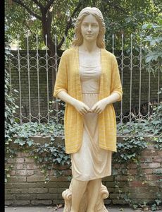 Yellow Sheer Cardigan Jacket