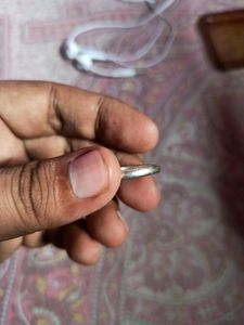 Silver Ring Don&#39;t Know The Size It&#39;s Maybe 17 18 In Size Very Thik Ring