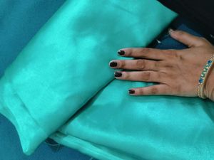 Satin Solid Dress Material