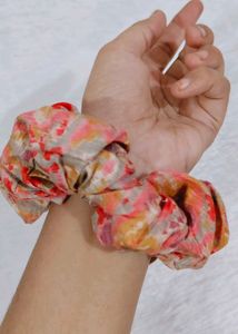 Beautiful  Purple, Blue , And Grey Scrunchies