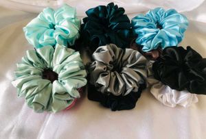 Satin Scrunchie Set 12 Piece