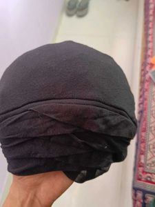 Black Head Wrap/ Hijaab Cap
