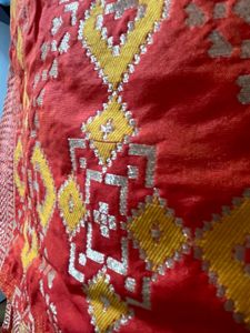 Anarkali Suit With Contrast Banarasi Dupatta