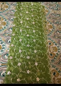 Elegant Green Embroidered Kurta Set