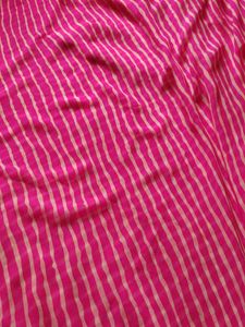 Pink Striped Fabric