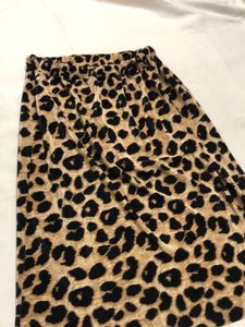 Leopard Print Skirt