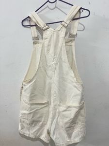Cute White Overalls