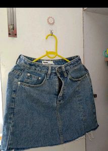 Denim Mini Skirt