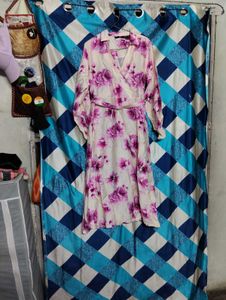 💗Pinterest Floral Wrap Midi Dress for Sale!