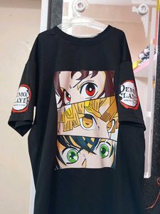 Anime Print T Shirt Fir Womens