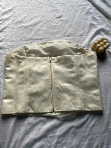 Elegant Cream Bandeau corset