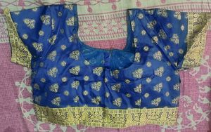 Blue Saree With Blouse