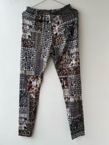 Patterned Patchwork Leggings
