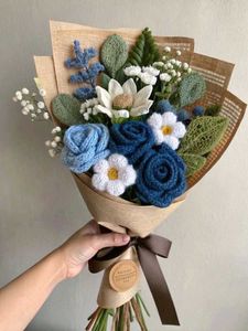 Handmade Crochet Flower Bouquet