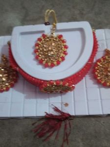 Red &amp; Gold Jewelry Set