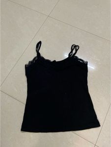 Shein Lace Cami Black Top