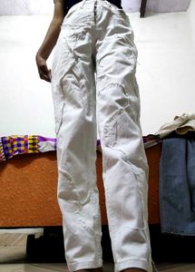 White Distressed Jeans