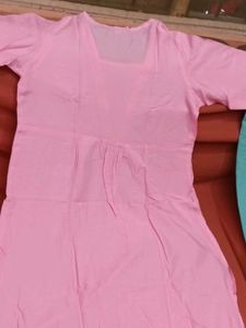 BrandNew BeautifulEmbroidery Cotton Kurti+Bottom