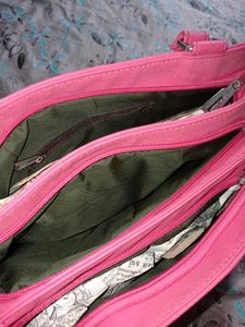 pink colour purse