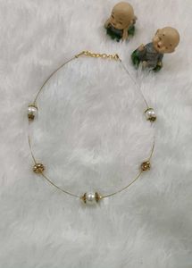 Antique Pearl Invisible Chain