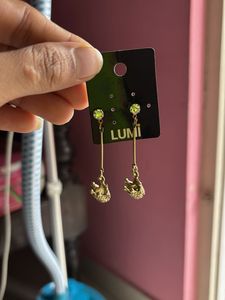 Women Drop Gold Plated Earrings