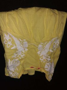 Yellow Ruffled Top