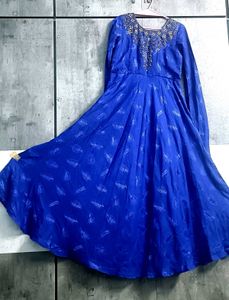 Blue Anarkali Salwar Suit