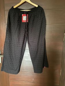 Stylish Black chikan Palazzo from Biba (L)f