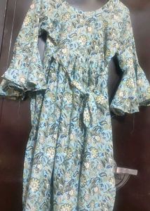 Multi Floral Print Kurti For Girl Or Woman 36 Bust