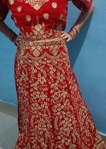 Fish Cut Bridal Lehenga Choli