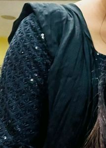 Beautiful BLACK ANARKALI kurti