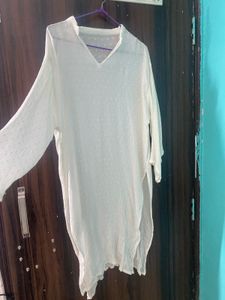 Elegant White Tunic Top