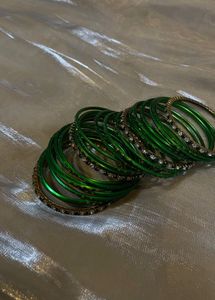 Green Bangle Set