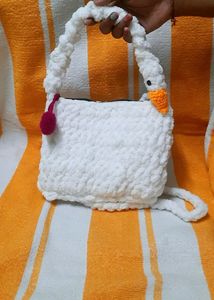 Crochet Goose Handbag 🤍