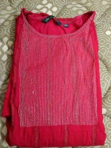 Avaasa Red Kurti