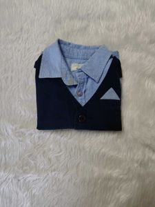 Boy's Formal Vest Shirt 9-12 M